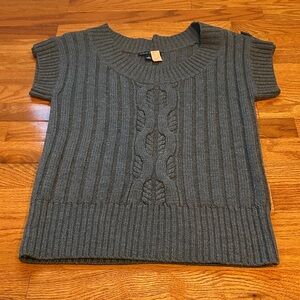 Banana Republic Charcoal Knit Sweater